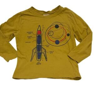 Hanna Andersson long sleeve tee sz 4 Rocket Boy's Hanna Andersson Top